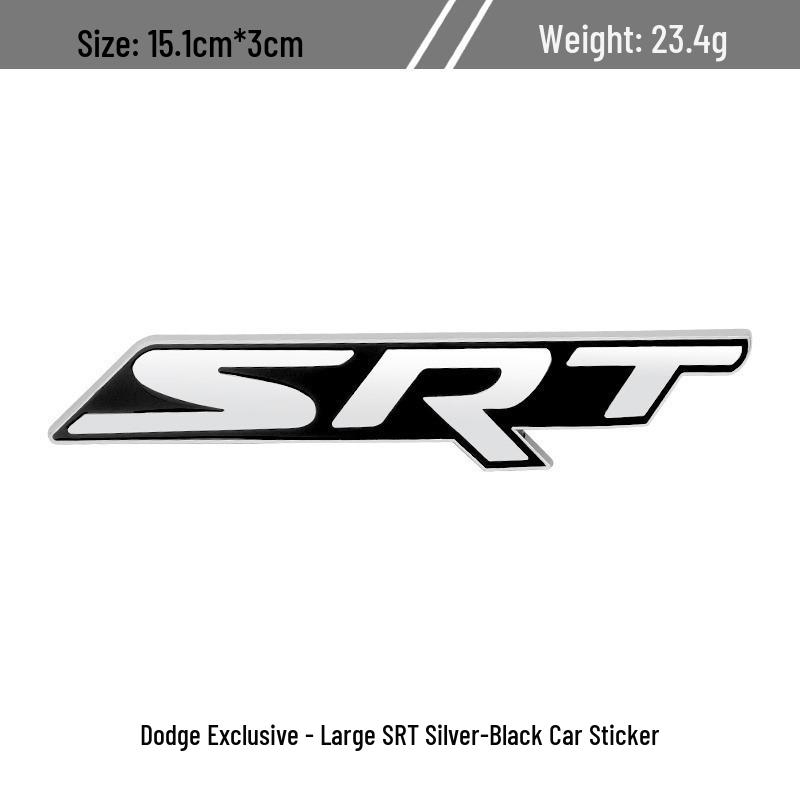 Dodge CHALLENGER Journey SRT Металлическая декоративная наклейка на решетку радиатора и задний значок