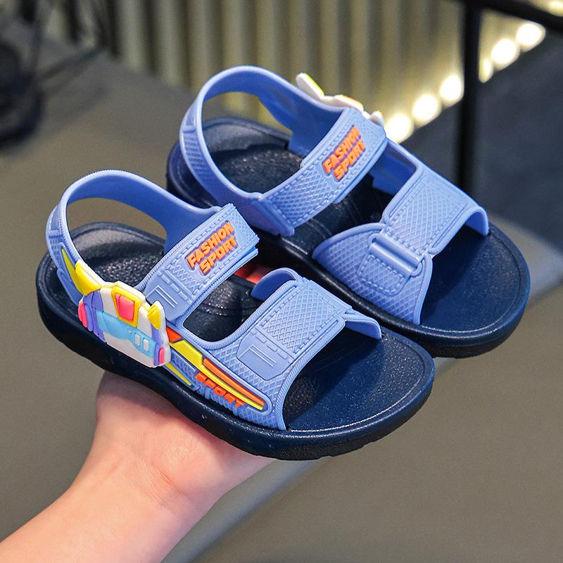 2026New Summer Children's Mech Sandals Soft-soled non-slip boys' baby sports beach shoes Direct Supply