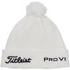 Titleist Tour Pom Pom Beanie White