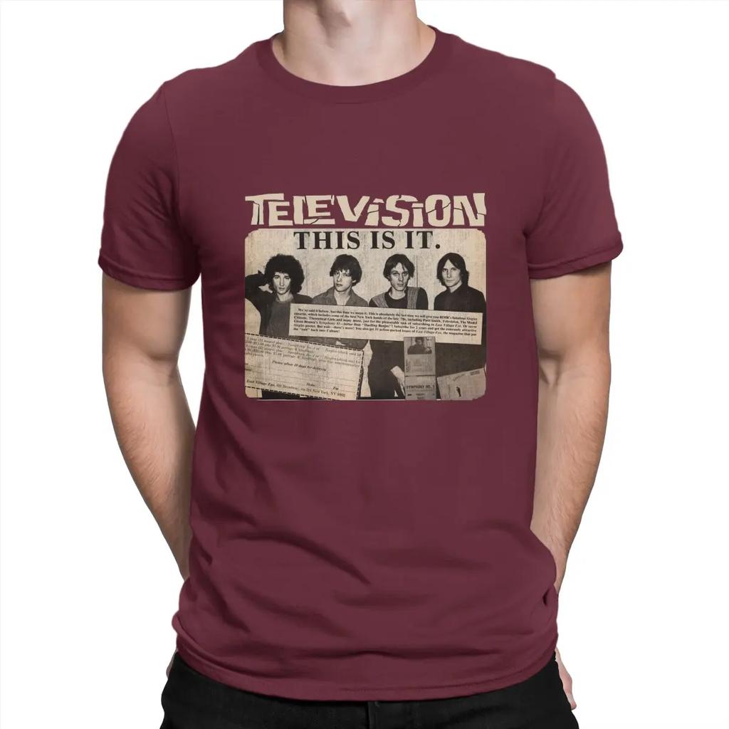 Punk Bands From The 1970s In The United States Unique TShirt Television Casual T Shirt Hot Sale Stuff For Unisex