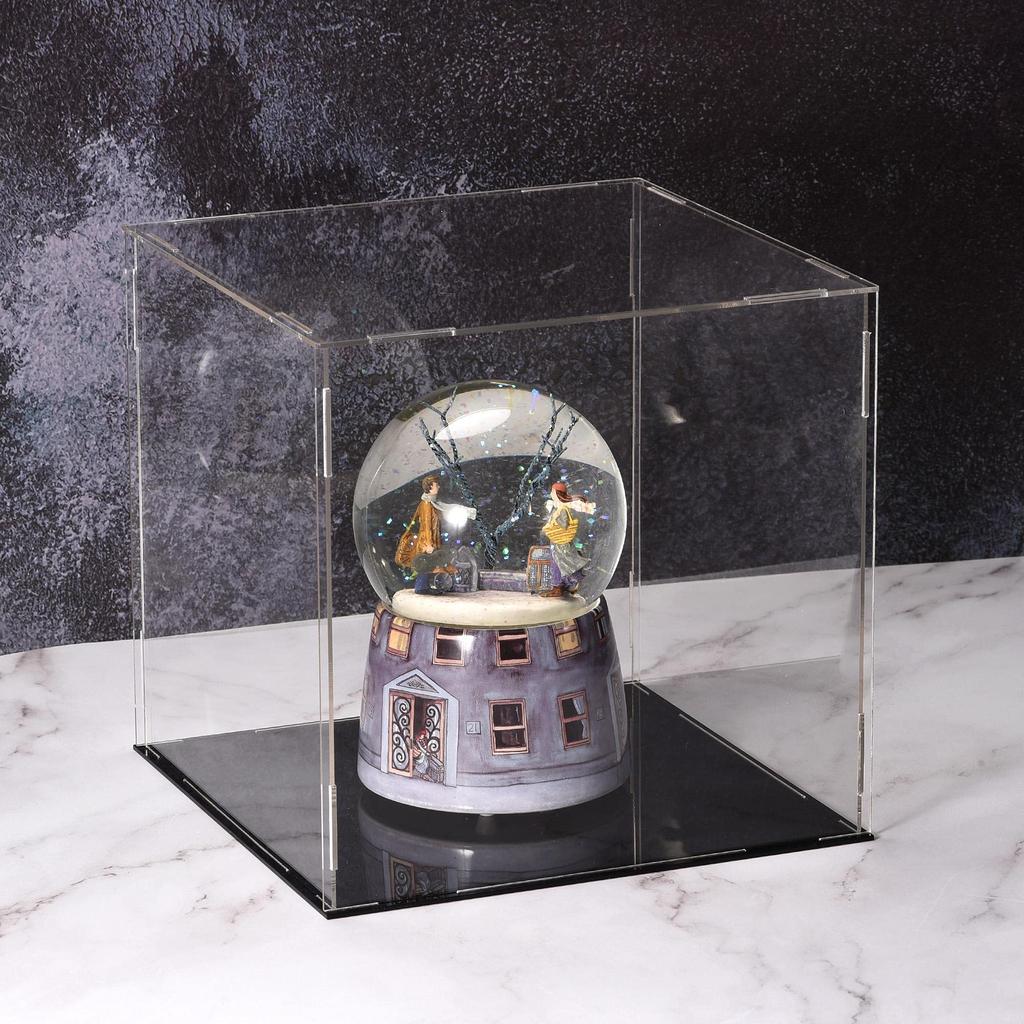 Uxcell Display Case, Dustproof, Protective Cube, Clear Acrylic, 30x30x30 Cm