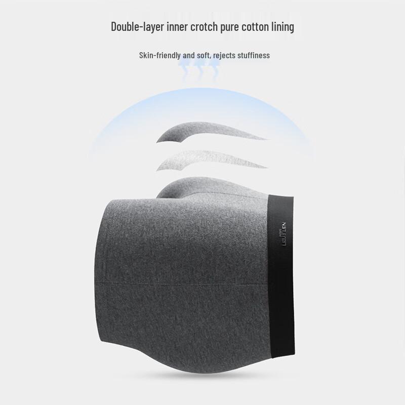 Nanjiren Мужские антибактериальные боксеры-брифы однотонные