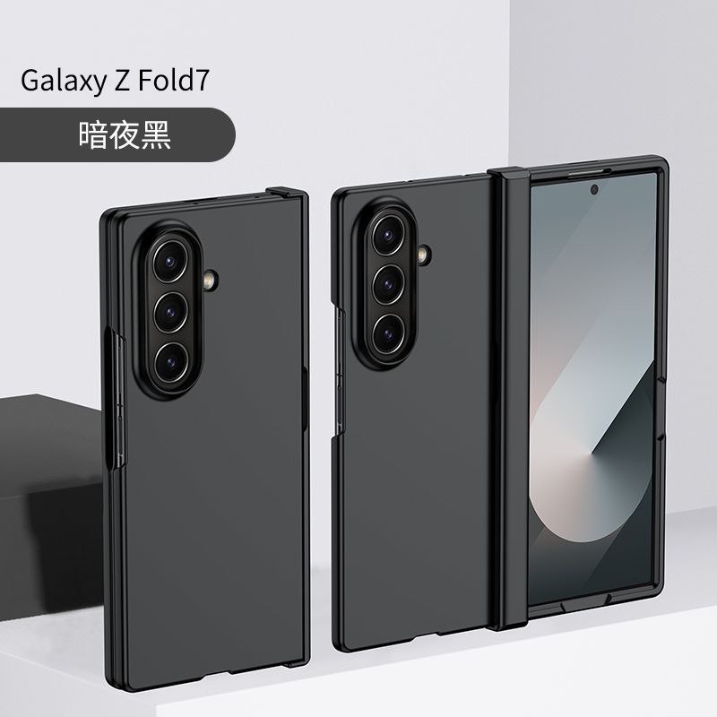 Новый трехступенчатый складной чехол для мобильного телефона Samsung Z Fold7 с ощущением кожи, всесторонний противоударный защитный чехол zflod
