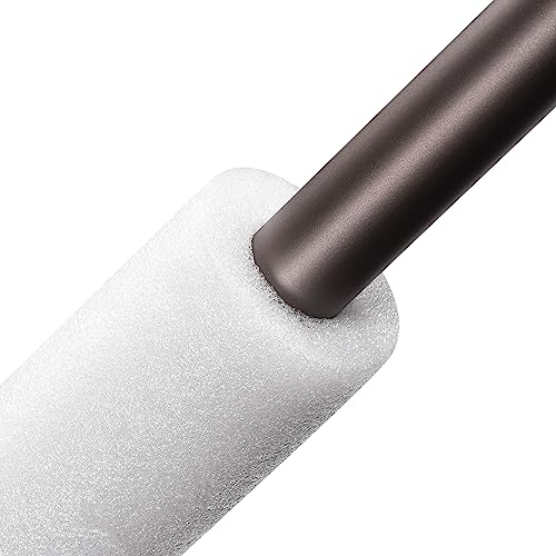 Uxcell Поролоновые трубки, 1 x 3 x 100 см, Полые полиэтиленовые трубки-«лапша» для бассейна, для защиты труб и сохранения тепла, Белый, 4 шт.