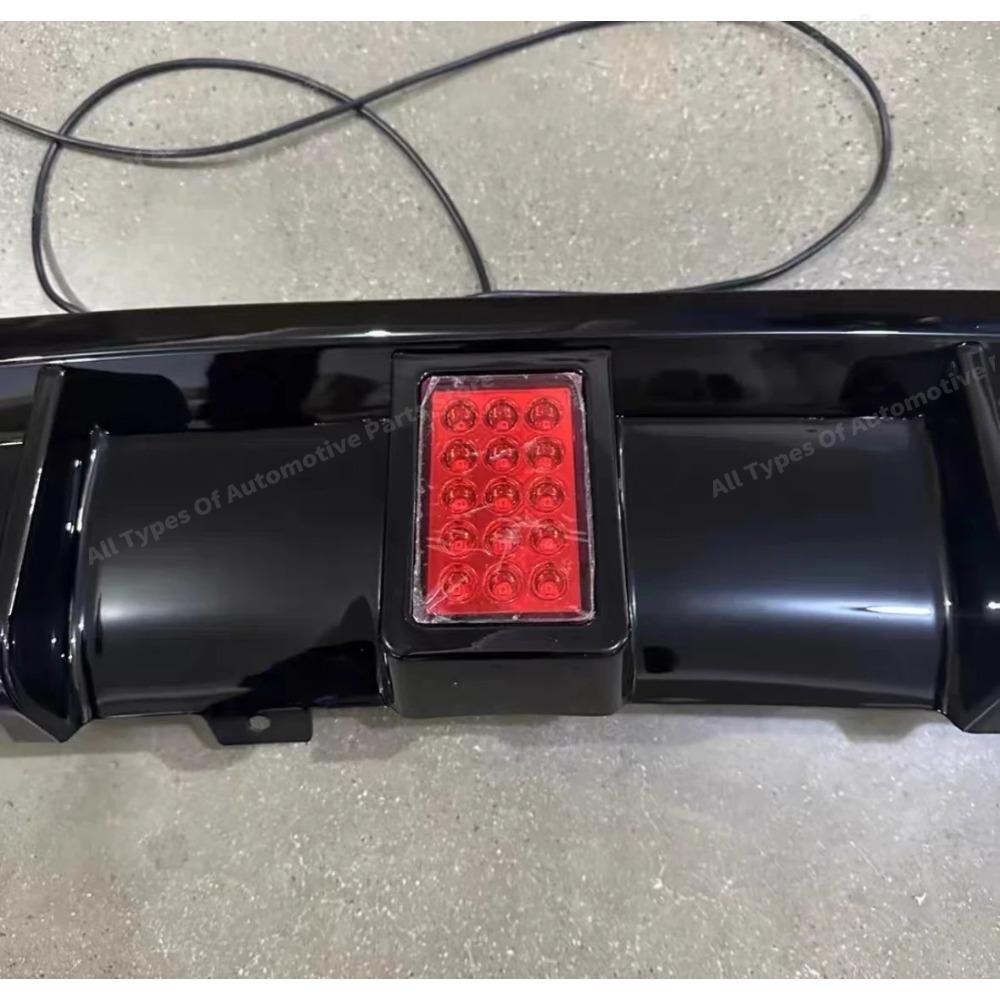 Rear Bumper Diffuser Lip Spoiler for BMW 3 Series E90 E92 E93 318i 320i 328i 330i 335i 340i MP Style with Brake Light 2005-2012