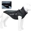Large Dog Clothes With Harness Reflective Waterproof Dogs Jacket Padded Soft Big Dog Coat Apparel Windproof Labrador Costumes