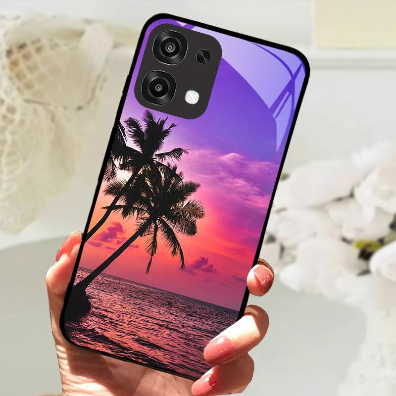 Для Oppo A6 A 6 Pro F31 5G CPH2781 Чехол Модная Расписная Крышка из Закаленного Стекла Для Телефона OPPO A6Pro Fundas Защитный Чехол Coque