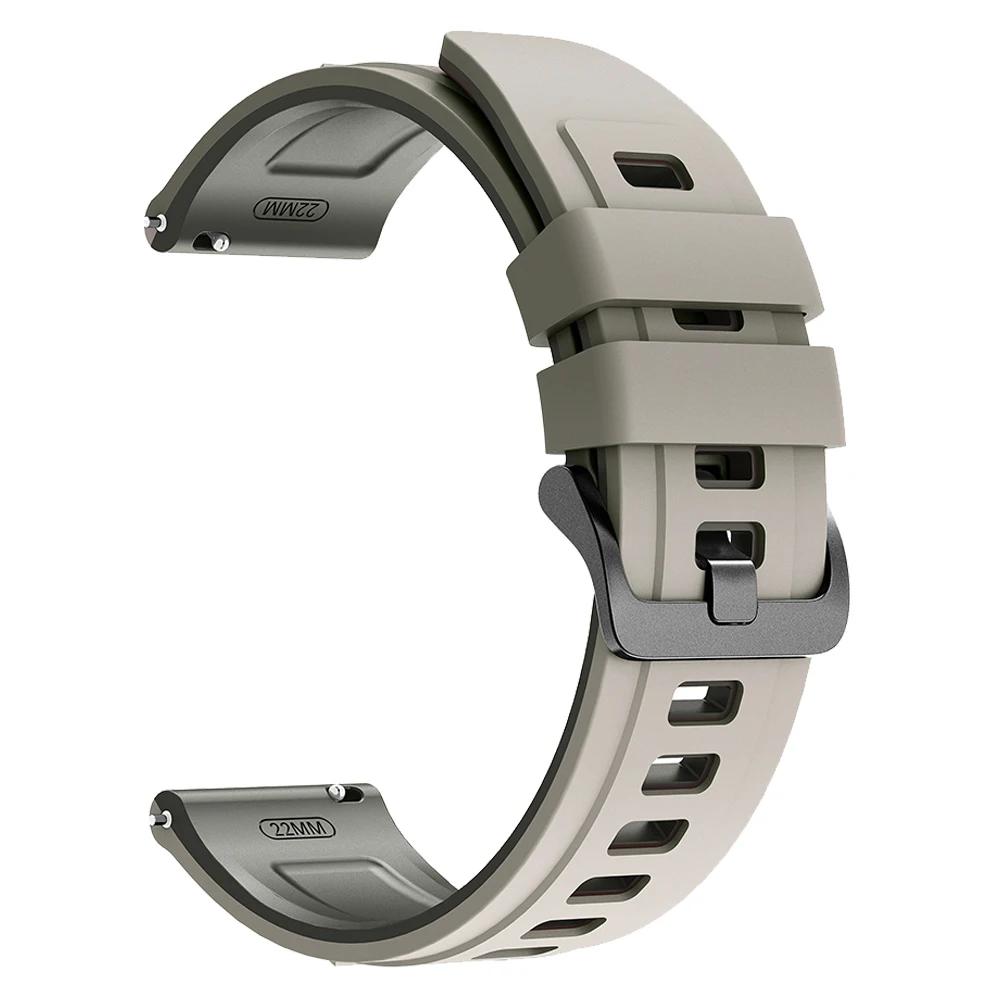 22 мм ремешок для часов TicWatch Pro 2021/3 Ultra LTE/GPS Силиконовый ремешок для TicWatch Pro GTW GTH2 GTX S2 E2 Спортивный браслет