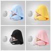 Ice Silk Ergonomic Neck Pillow Soft Travel  Pillow Nap Hooded Neck Pillow  Airplane