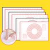 Non-Stick Silicone Kneading Dough Mat Grill Baking Mat Pizza Dough Maker Pastry Kitchen Cooking Gadgets Bakeware Table Pad Sheet