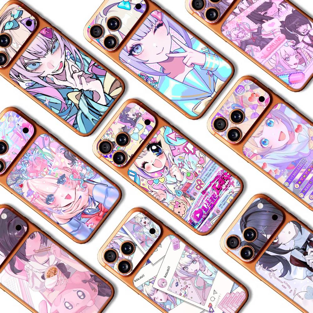 Needy Girl Overdose Game Милая Девочка Наклейка-Обёртка Для IPhone17 Pro/17pro Max Наклейка На Телефон Кожаная Защитная Плёнка На Заднюю Панель Полное Покрытие