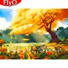 Diamond Painting Kits Full Drill Landscape Autumn 5D DIY Diamond Embroidery Tree Art Rhinestone Fall Decorations For Home