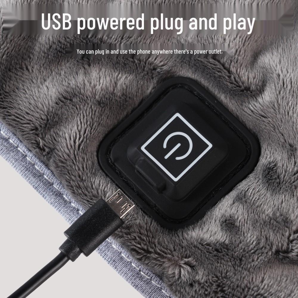 USB-маска для глаз с подогревом, повязка на голову для сна - Электрическая затемняющая маска для глаз с подогревом