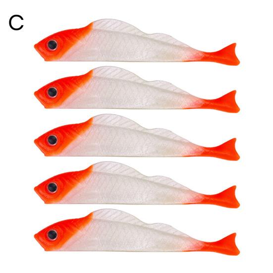 5 шт. мягкая приманка 2,7 г/7 см 3D имитация рыбьих глаз мягкая рыболовная приманка с червями маленькая мини натуральная приманка для плавания