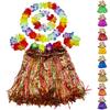 Carnival Ball Dance Performance Grass Skirt Set, Flower Garland, Head Flower, Hand Flower, Children's Grass Skirt