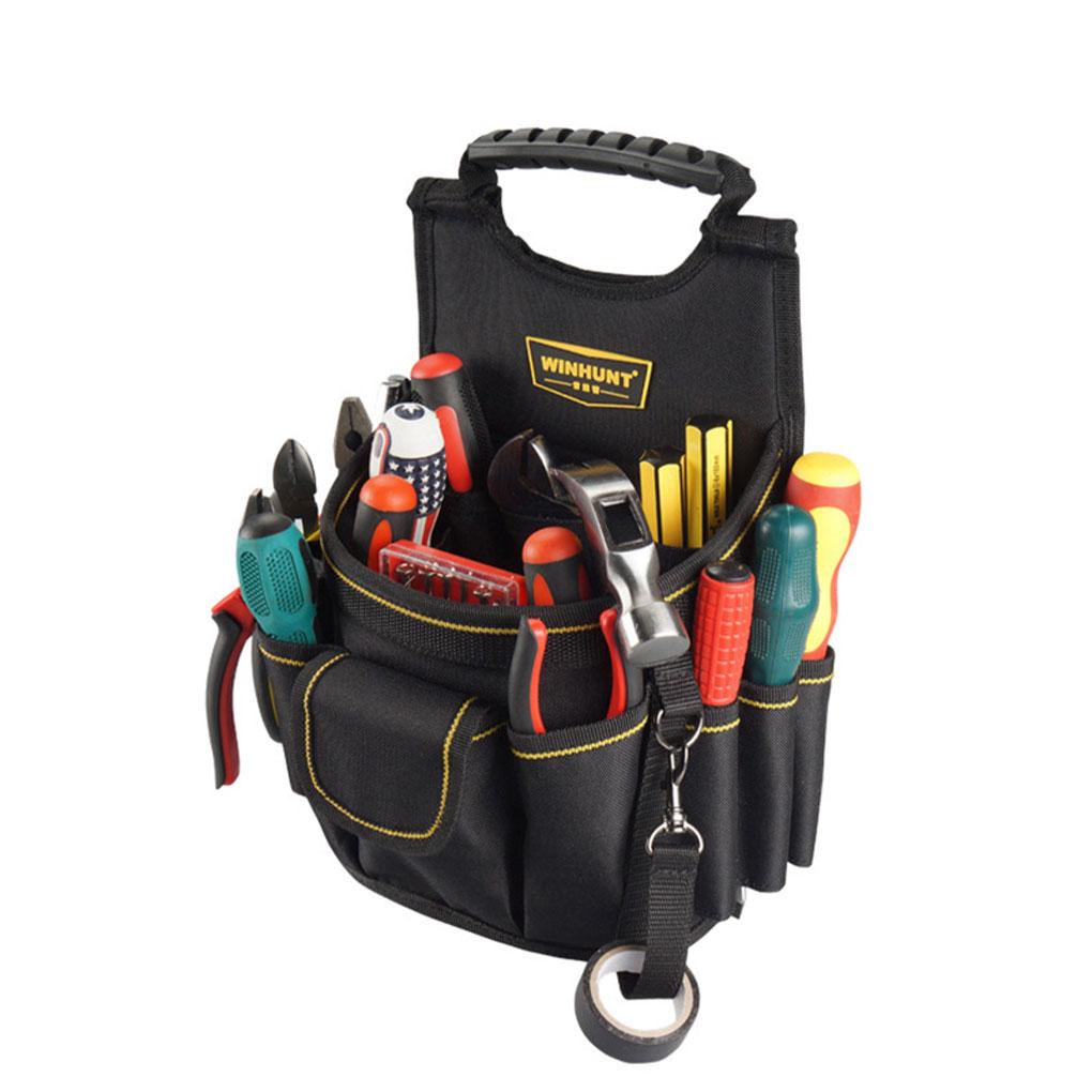 Сумка-органайзер для инструментов с карманом на талии, многофункциональная, большой емкости для ремонта