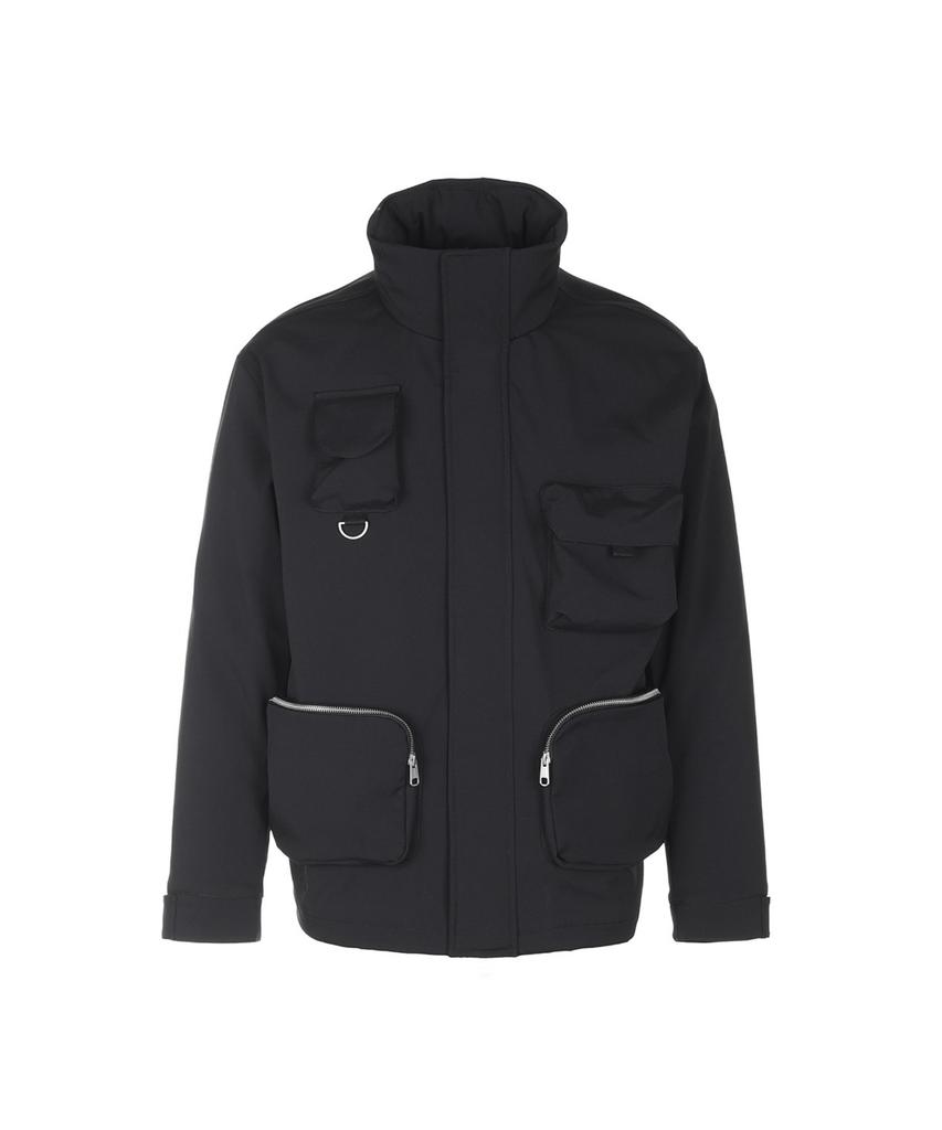 Milacode Multi Pocket Field Jacket (3M Thinsulate) (Black)