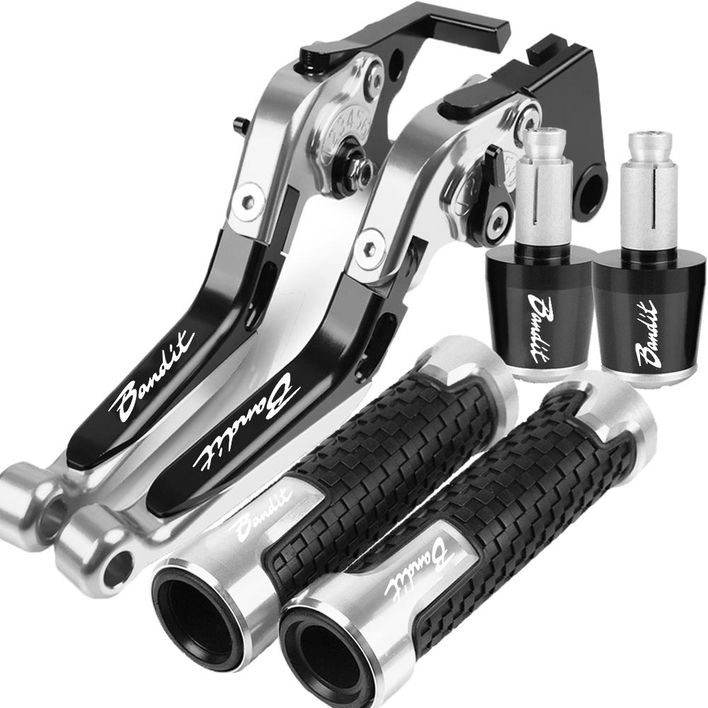 For SUZUKI GSF650 BANDIT GSF 650 2005 2006 Motorcycle Accessories Aluminum Brake Clutch Levers Handlebar Handle Grips Ends