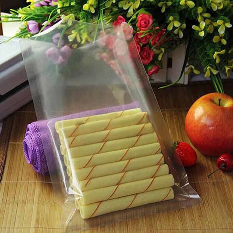 100 шт./лот, бытовой пищевой прозрачный вакуумный упаковщик, упаковочная машина, пакеты для запечатывания