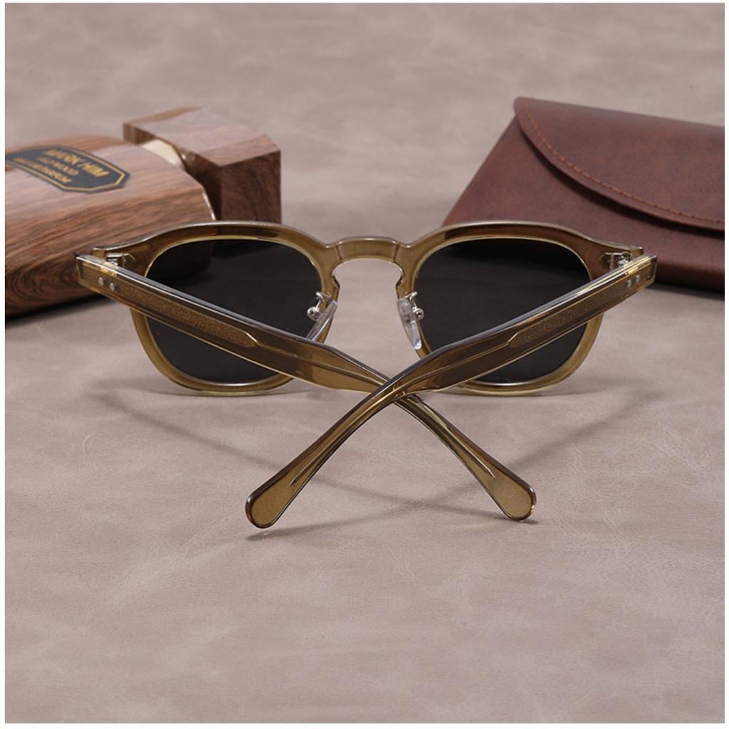 Sunglasses Men Women Johnny Depp Lemtosh Style Sun Glasses Retro Round Acetate Frame UV400 Lens Oculos