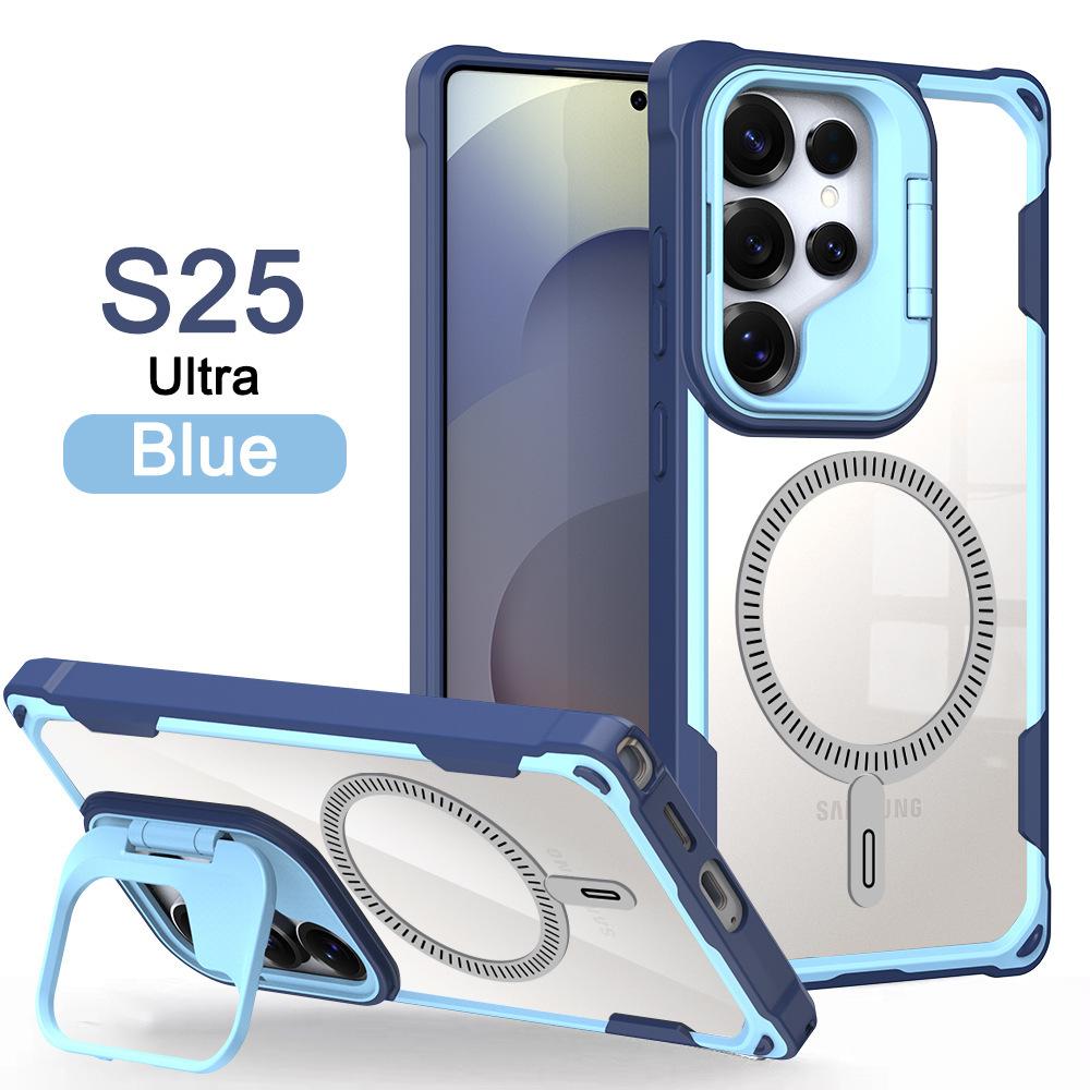 Модель щита из кости оракула подходит для мобильного чехла Samsung S25ultra S24PLUS с подставкой для объектива N52, магнитное поглощение, защита от падения