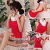 Chaqu Fun Lingerie: Sexy High Neck Backless Sweater - Quick Release Seductive Christmas Cosplay for Women