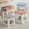 Home Folding Stool Plastic Portable Outdoor Small Stool
