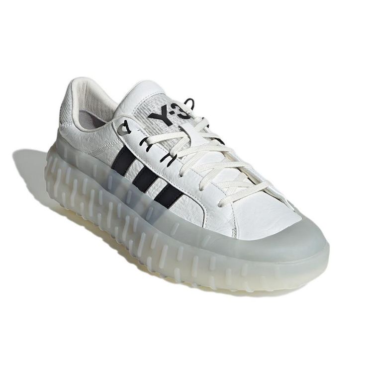 adidas Y-3 GR.1P Бело-черные кроссовки унисекс Core-White GW8640
