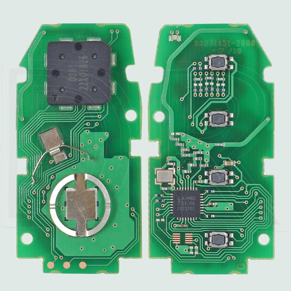 DR Original PCB HYQ14FBN 4A Chip 312-314MHz 231451-2000 Brazil Market Car Remote Key For Toyota Corolla Cross 2018-2022