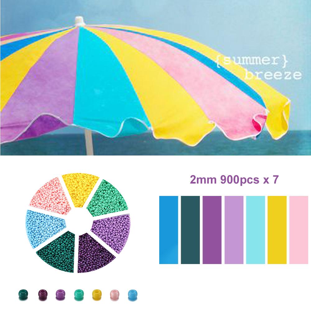 1Set with Box Glass Seed Beads Czech Charm Crystal Spacer Glass Bead For Jewelry Making Kits DIY Handmade Supplies Accessories Set