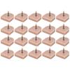 10 Pairs High Heel Tips Replacement Shoes Heel Dowel Shoe Repair Accessories613 Beige 19 X 20.5