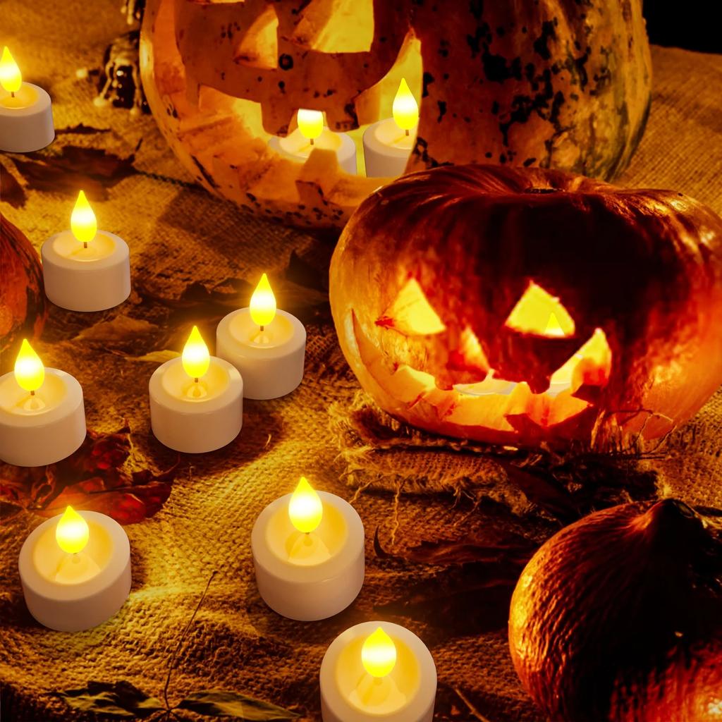 Набор из 12 перезаряжаемых светодиодных светильников-свечей с дистанционным управлением, беспроводной электронный светильник-свеча без пламени