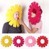Cosplay Costume Sunflower Headgear 39cm Sunflower Hat Hood High Quality Performance Props