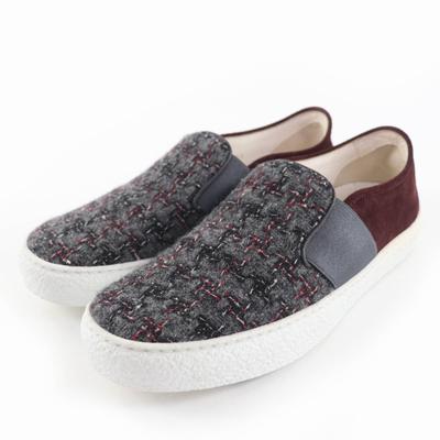Отличные слипоны COCO Mark из твида и замшевой кожи 36 16B G31713 Б/У