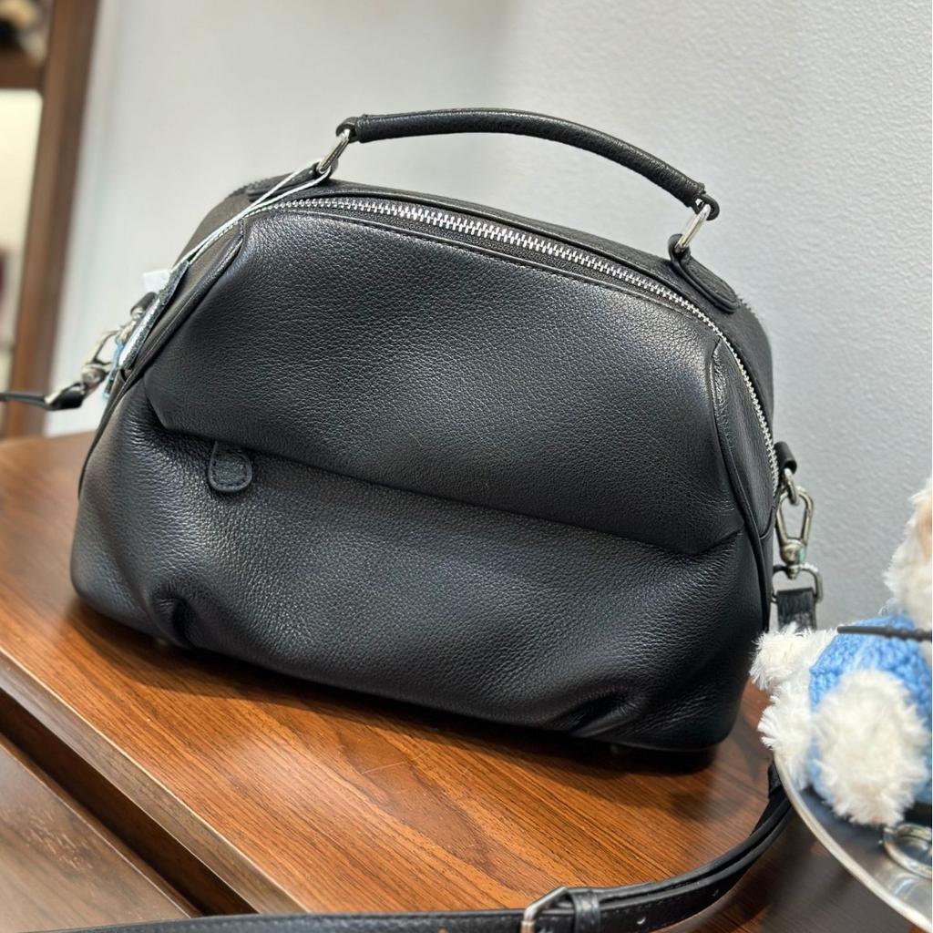 Воловья кожа, Многоцветная сумка, Модная на плечо, Практичная сумка-ракушка из мягкой кожи того же цвета