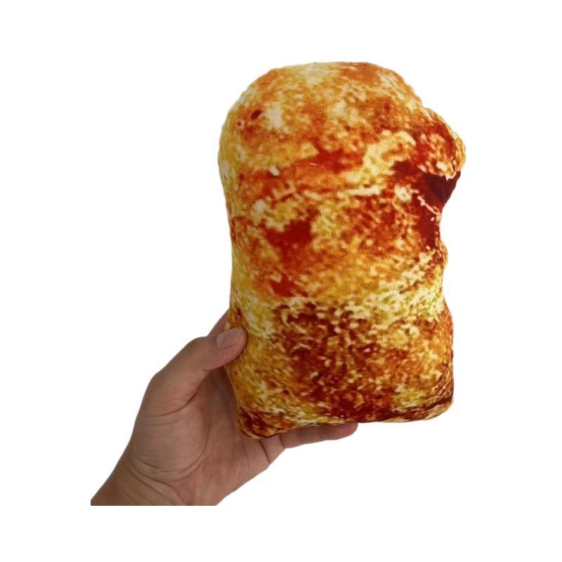 Забавные куриные наггетсы плюшевые подушки мягкие мягкие 3D принты выражение лица куриные кусочки игрушка детские игрушки