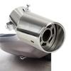 1PCS Car Exhaust Muffler Stainless Steel Round Car Exhaust Tail Pipe Universal Tail Muffler Car Accessories