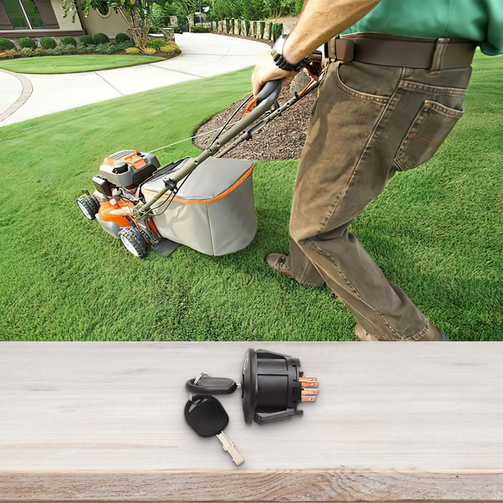 For Ignition Switch for Cadet Mowers RZT42 RZT5054 92504228 72504228 Replacement with 2 Keys for Outdoor Durability