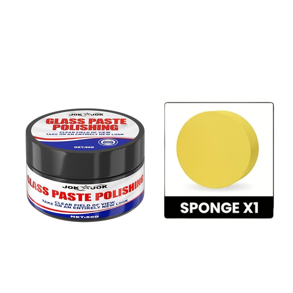 Крем для полировки автомобиля, Восстановитель лобового стекла и зеркала заднего вида, Удаляет мелкие царапины для большей прозрачности. Подходит для Wi