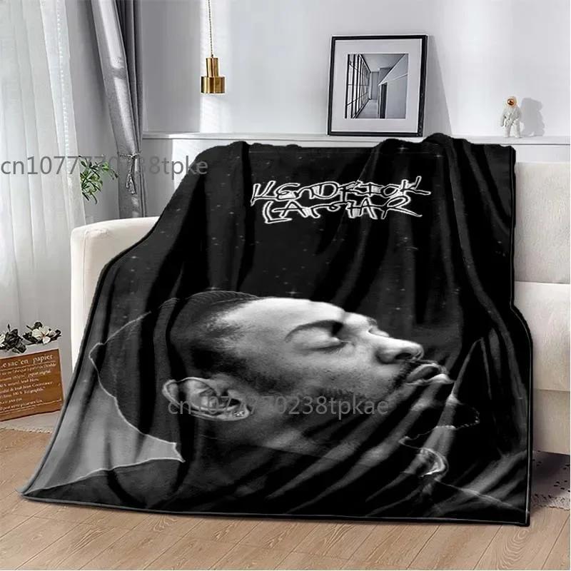 Плед с принтом RAP Kendrick-Lamar, Модные пледы-покрывала, для дивана, кровати, офиса, автомобиля, Подарок на день рождения, Decke
