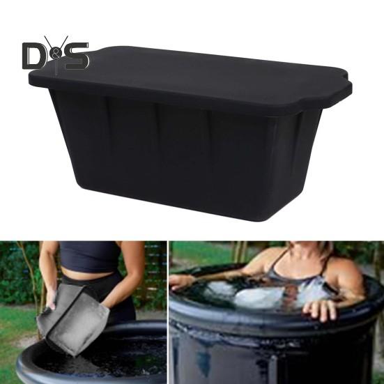 Силиконовая форма для кубиков льда, многоразовый большой лоток для кубиков льда для кулеров, поездок на пляж, формочки для блоков льда для морозильной камеры, аксессуары для ледяной ванны