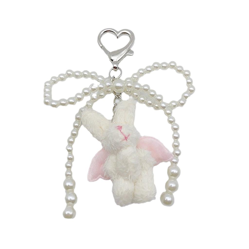 Элегантный бисерный бант брелок телефонный шарм уникальный брелок плюшевый кулон в виде животного сумка аксессуар для кошелька рюкзак