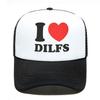 Индивидуальная Бейсболка I Love Dilfs Унисекс Женская Регулируемая Тракерная Кепка Летние Кепки для Мужчин и Женщин кепки для Унисекс тракерная кепка