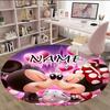 Customizable M-Mickey Round Non-Slip Carpet - Ideal for Garden, Picnic, Office, Perfect for Decoration, Suitable For All Seasons