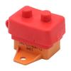 2Pieces 40A Resetable Circuit Breakers 6-28V Circuit Breaker with Cover Studs Bolt Waterproof Design