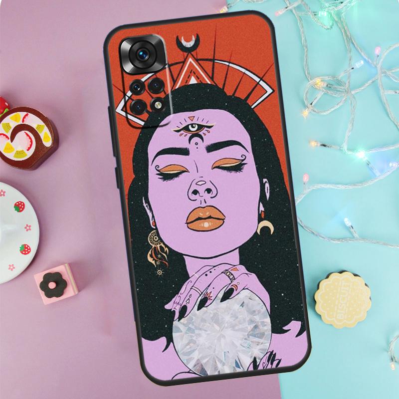 Hippie Grunge Art Case For Xiaomi Redmi Note 13 Pro 14 9 10 11 12 9S 10S 11S 12S Redmi 14C 10C 12C 13C Cover