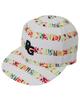 Unisex Flat Brim Cap Seal Border Golf Hat FR [PEARLY GATES] (Bionico Pattern) / / 053-5287605 031_White