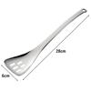 Shimomura Kihan Service Spoon, Long, Slotted, 28cm [Made in Japan], Stainless Steel, Dishwasher Safe, Easy to Scoop, Serving Spoon, Mama Cook, Tsubame