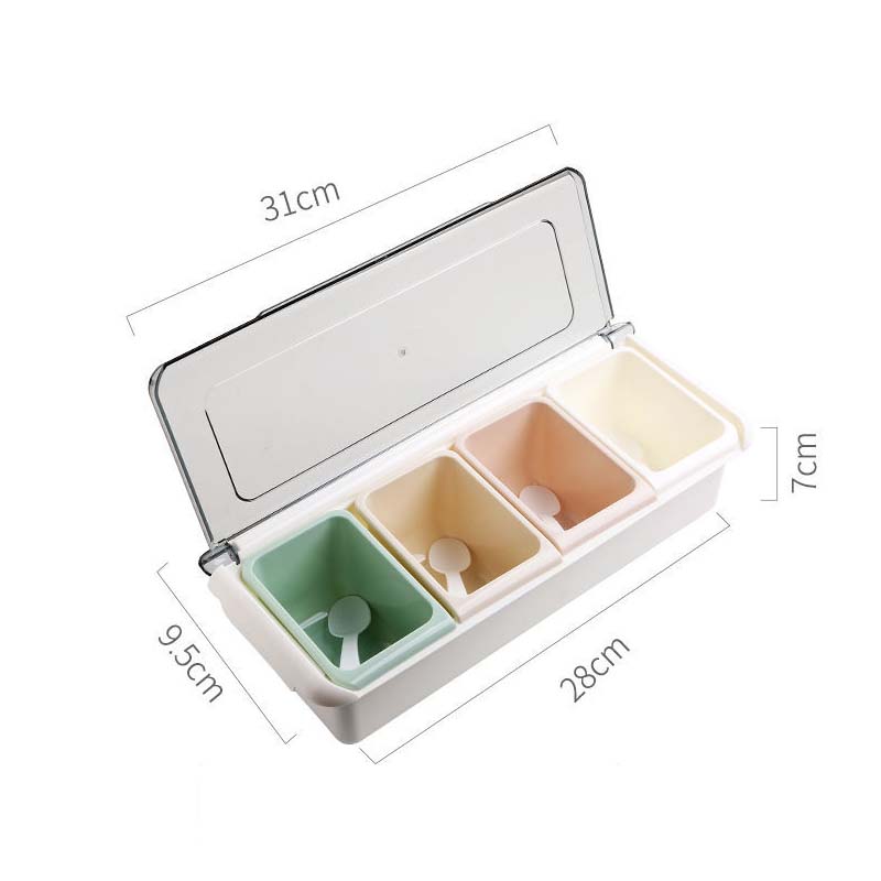 Кухонный домашний резервуар для приправ, многофункциональный ящик для хранения приправ, креативная многосеточная коробка