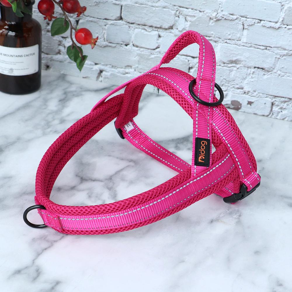 Reflective No Pull Dog Harness Breathable Padded Pet Walking Harness Puppy Nylon Vest for Small Medium Large Dogs Pug Pitbull